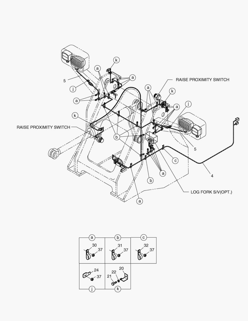 ЭЛЕКТРОПРОВОДКА(2)-ПЕРЕДНЯЯ РАМА