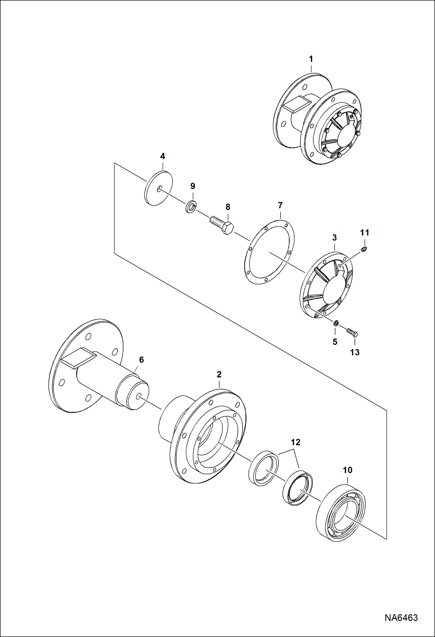 РУКОЯТКА УПРАВЛЕНИЯ (ВТУЛКА) (48-- AWZK) (60-- AWZJ) (72-- AWZL)