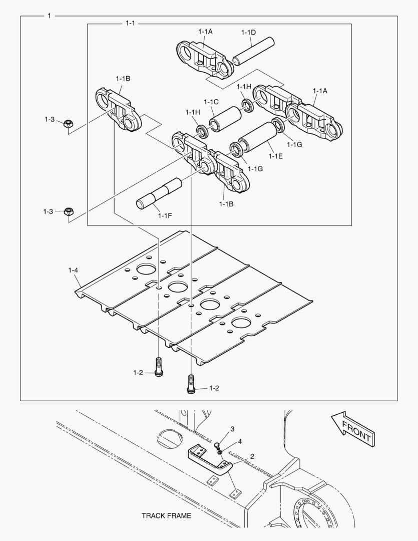 6300 TRACK SHOE ASS`Y - 600G [5001~5180]