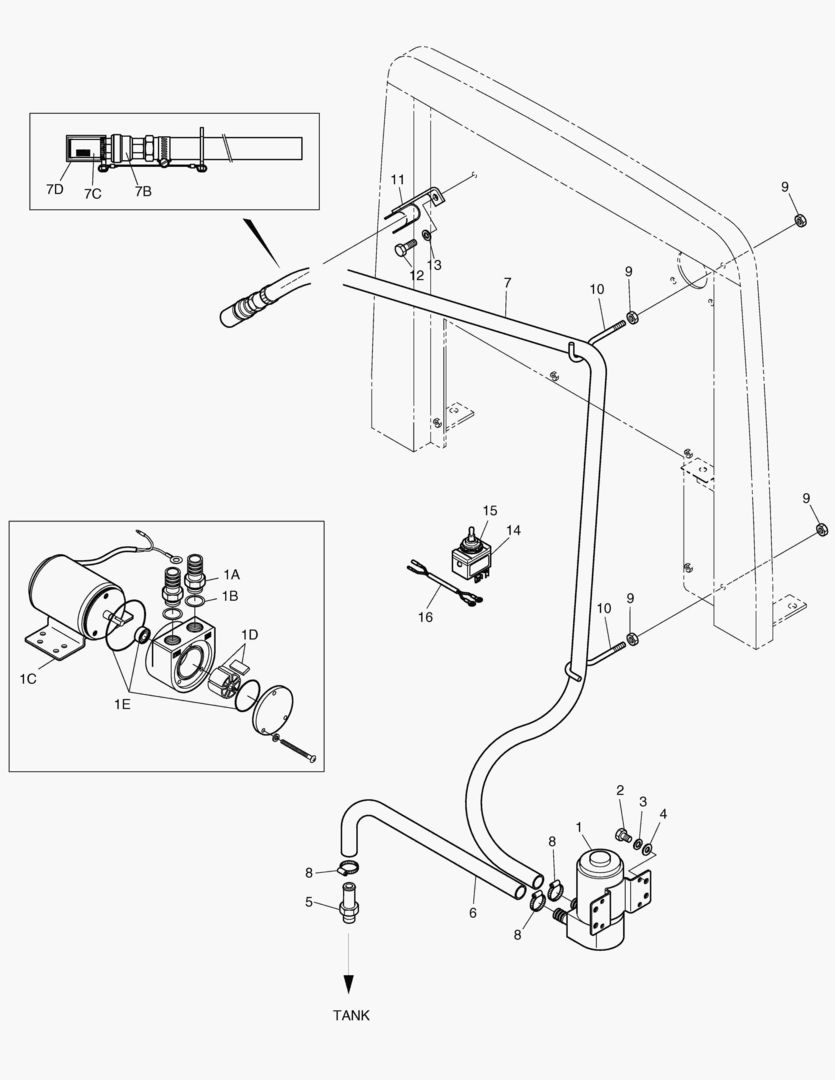 1580 FUEL FILLER PUMP