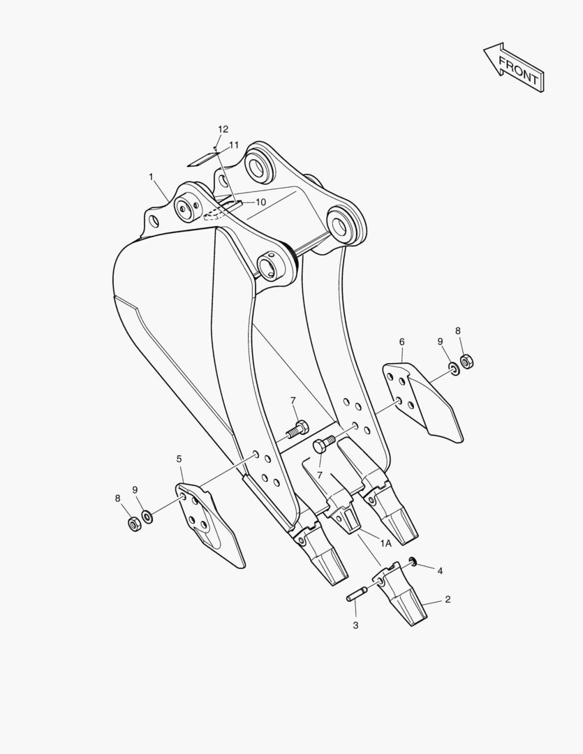 6830 BUCKET - 0.24гЋҐ(460mm)