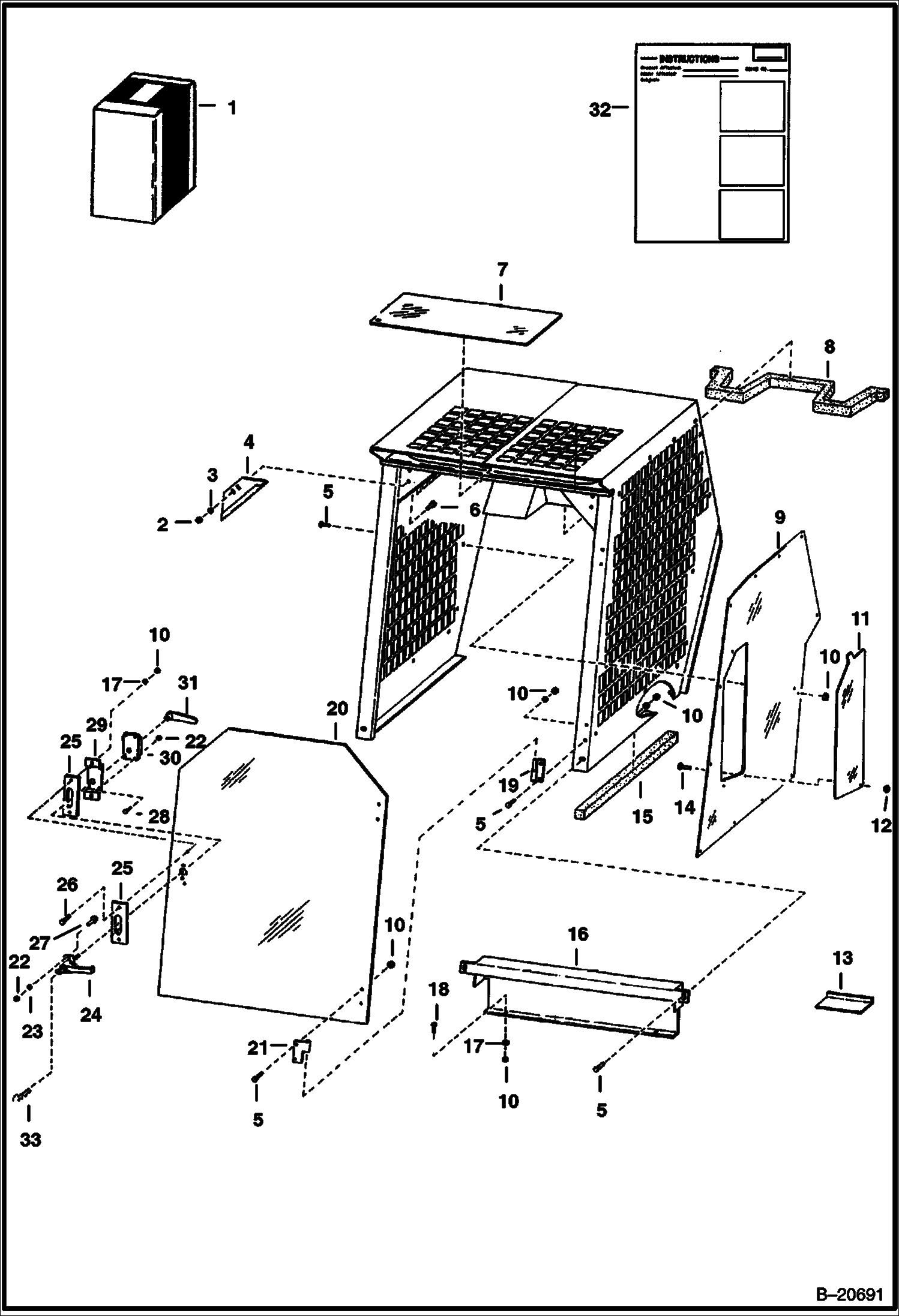 КОРПУС КАБИНЫ