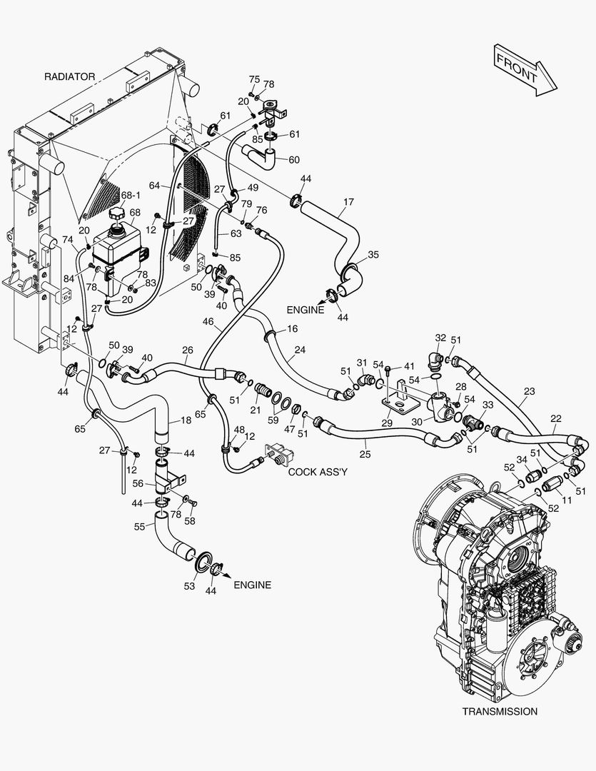 ТУБОПРОВОД МАСЛЯНОГО РАДИАТОРА (1)