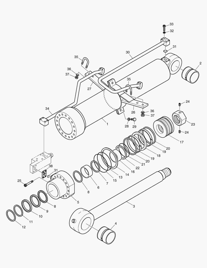 Спецтехника 4361 ARTI BOOM CYLINDER - LOCK VALVE [5141~5352] - главное фото