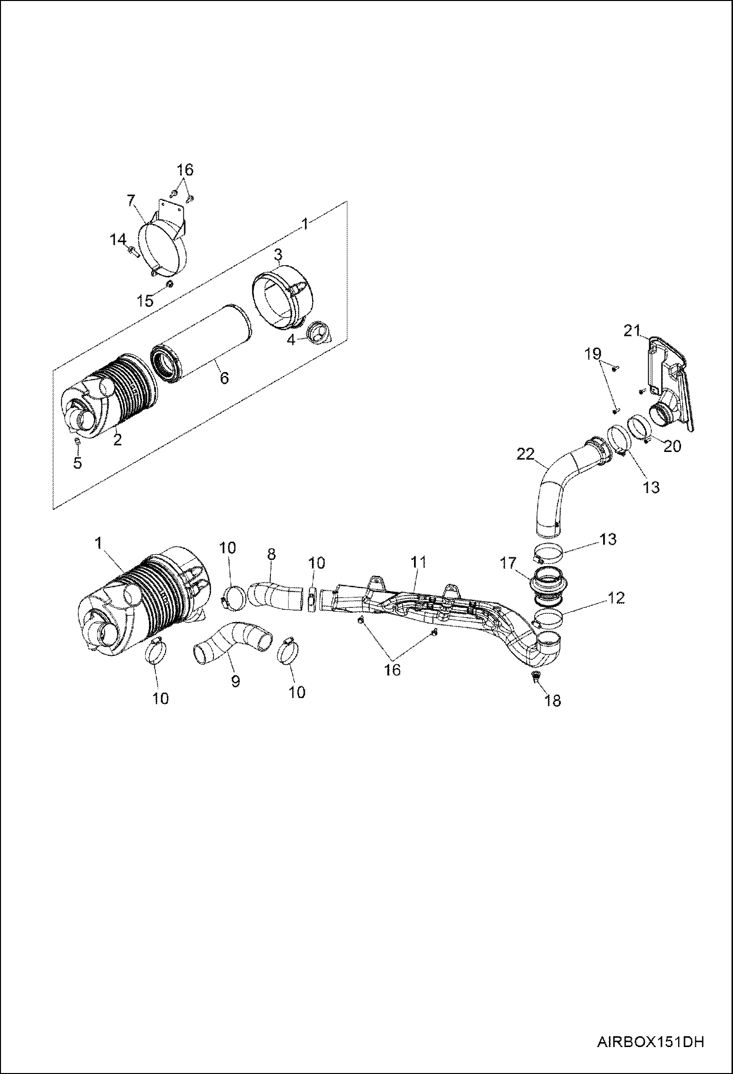 ДВИГАТЕЛЬ, ВОЗДУХОЗАБОРНАЯ СИСТЕМА