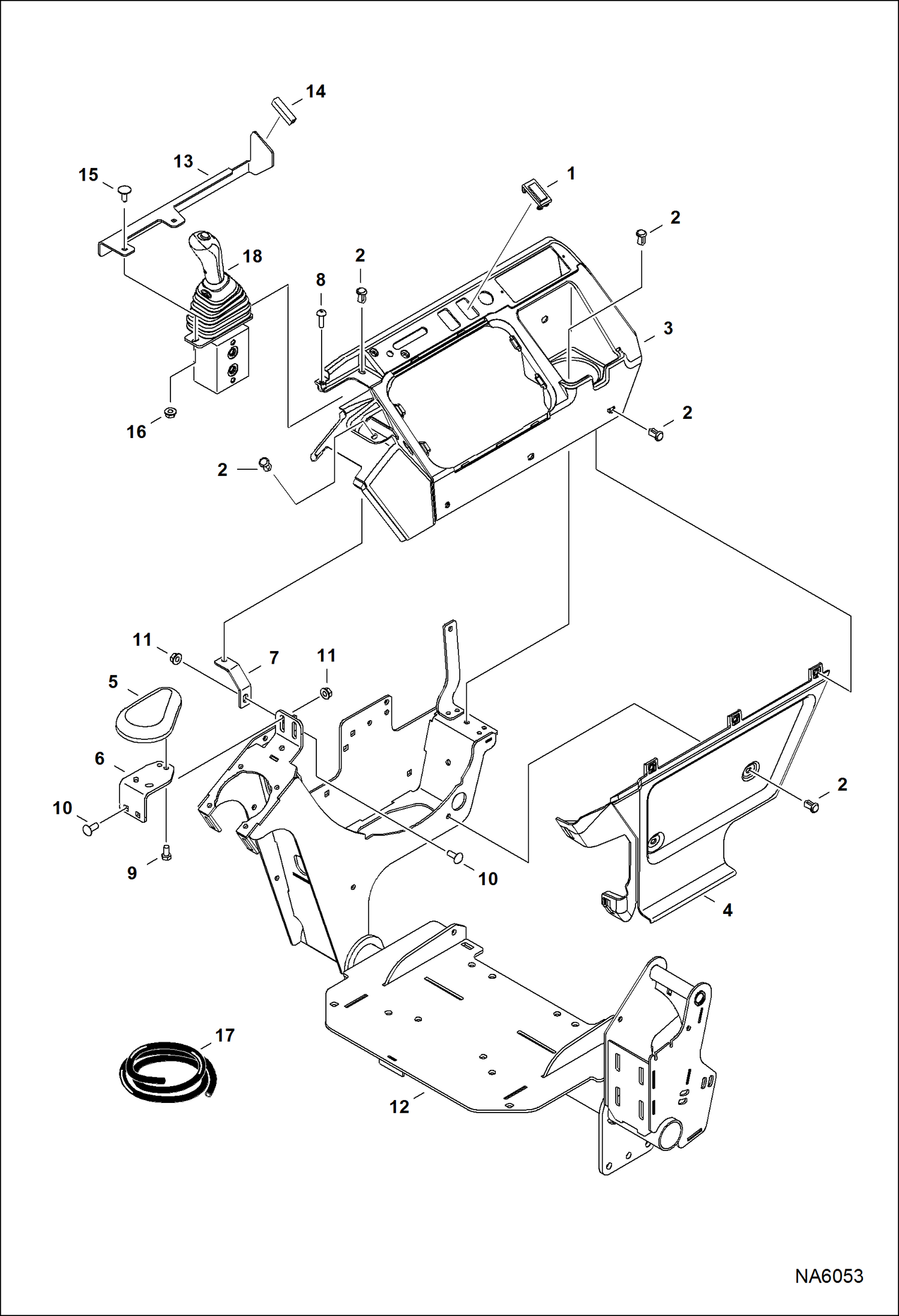 Схема КОНСОЛЬ УПРАВЛЕНИЯ (ПРАВОСТОРОННИЙ)(СЕРИЙНЫЙ НОМЕР B33211001 - B33211999)