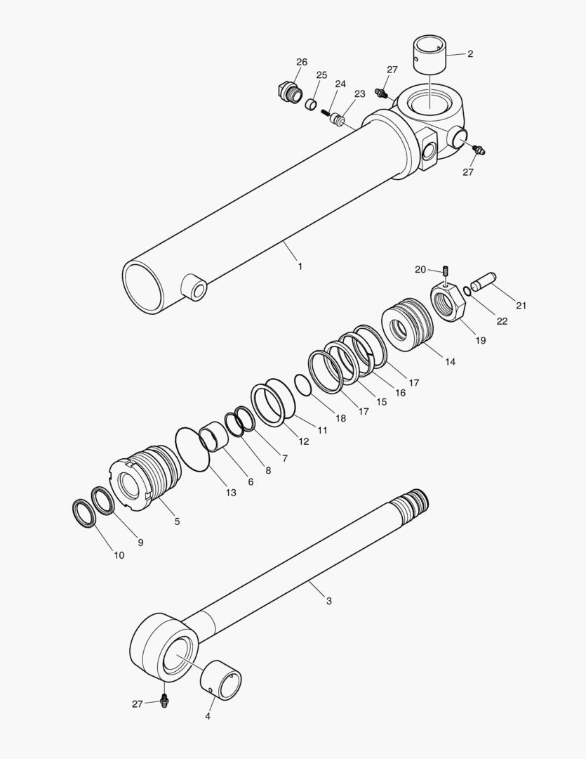 3771 STEERING CYLINDER [10063~]