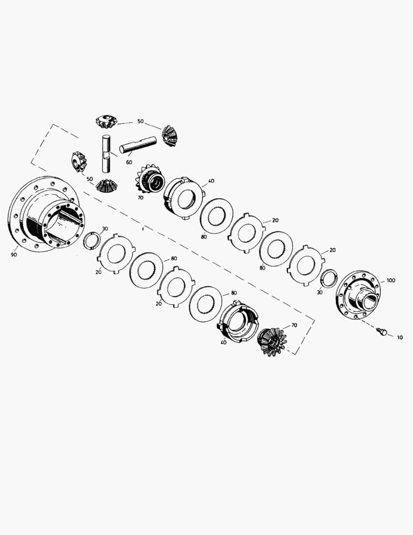 Схема G037-7 LIMITED SLIP DIFFERENTIAL