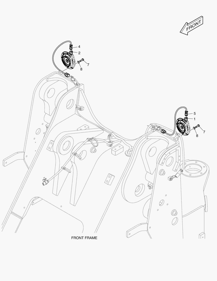 5360 ELECTRIC PARTS - FRONT(EUROPE)