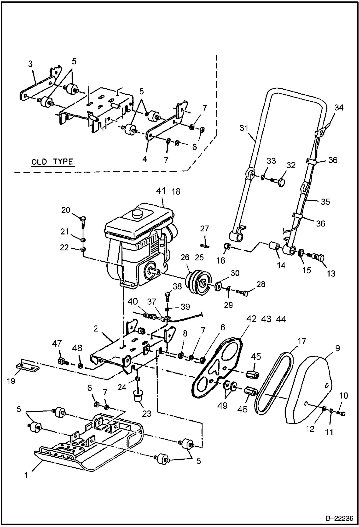 РАМА ШАССИ (ВИБРАЦИЯ, ДВИГАТЕЛЬ И УСТРОЙСТВА УПРАВЛЕНИЯ)