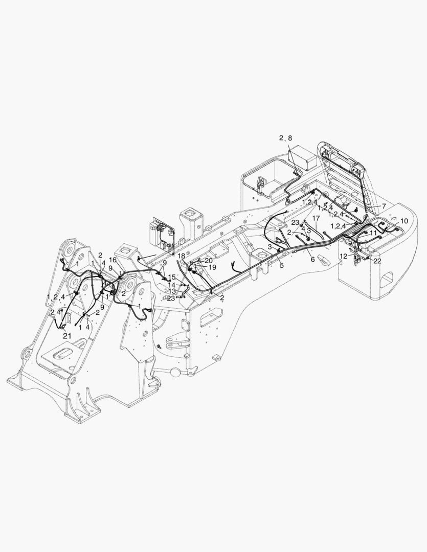 5940 WIRE,HARNESS;SD200 WITHOUT CABIN [10516~]