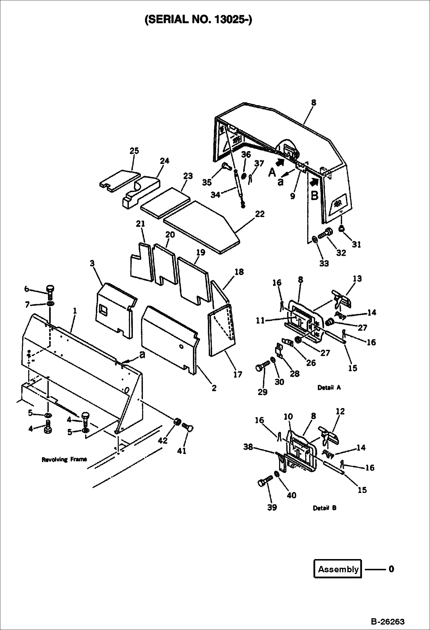 3) KOMATSU СЕРИЙНЫЙ НОМЕР 13025 И ВЫШЕ