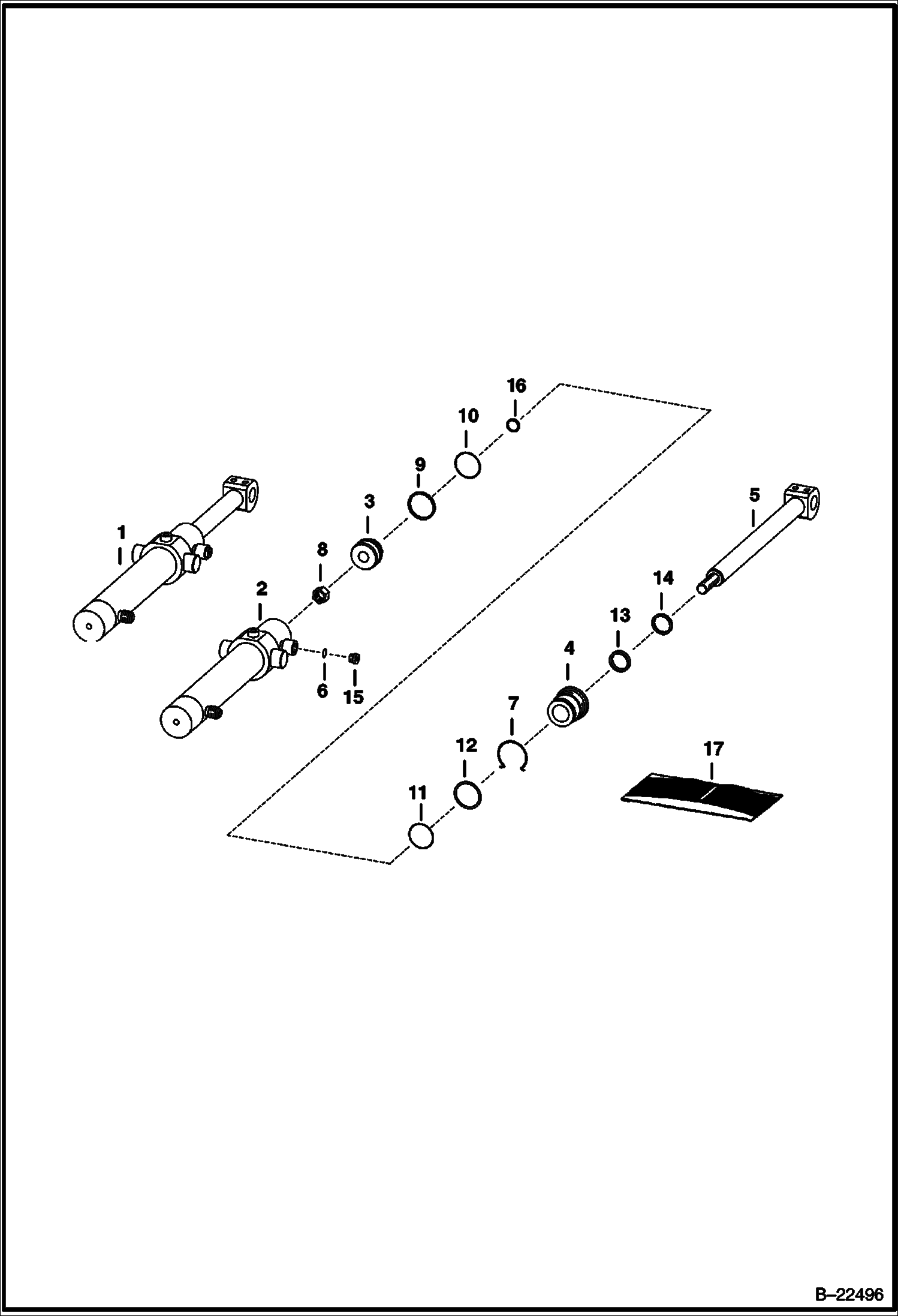 ПЛАНИРОВЩИК (ЦИЛИНДР УСТРОЙСТВА КОНТРОЛЯ ГЛУБИНЫ) (18--) (24--)