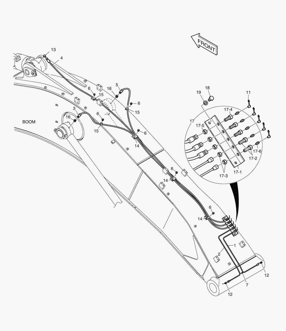 ТРУБОПРОВОД СМАЗОЧНОЙ СИСТЕМЫ - СТРЕЛА