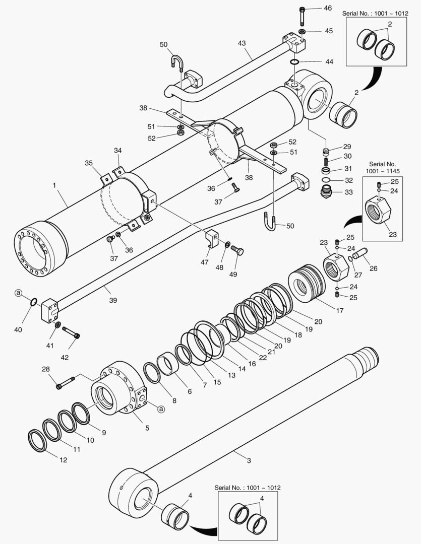 ЦИЛИНДР РУКОЯТИ - СТРЕЛА С ИЗМЕНЯЕМОЙ ГЕОМЕТРИЕЙ