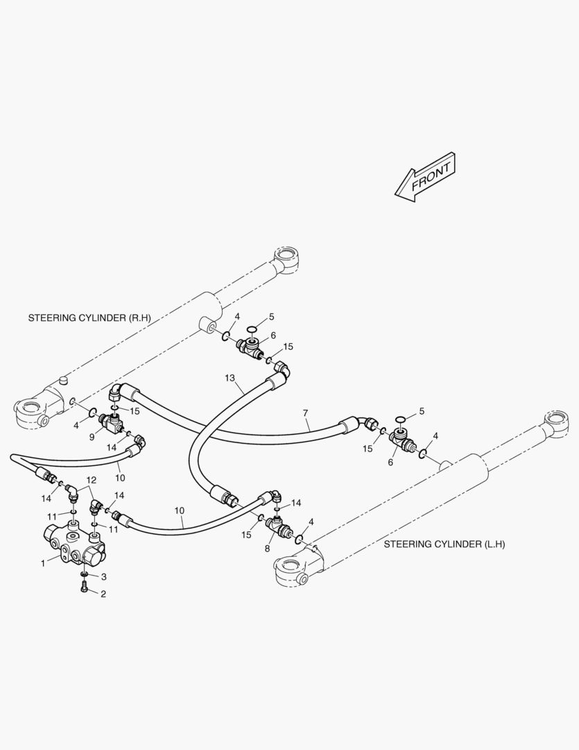 ПАТРУБКИ РУЛЕВОГО УПРАВЛЕНИЯ