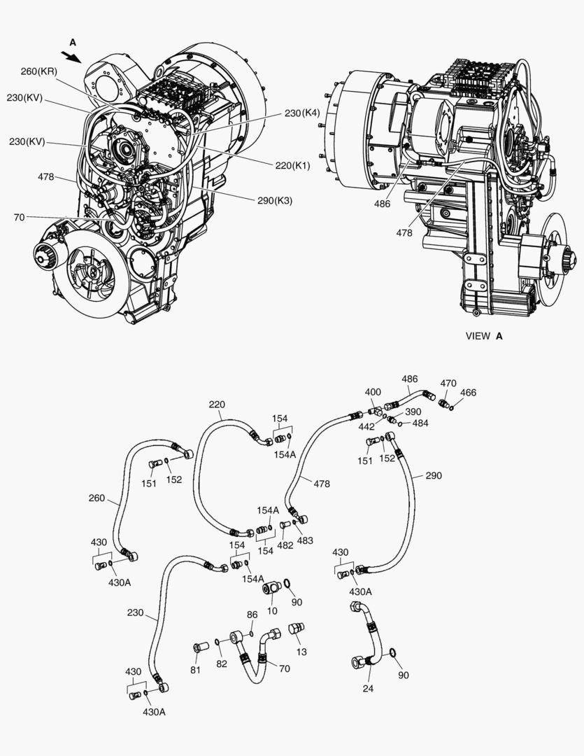 Схема МАСЛЯНАЯ ТРУБКА