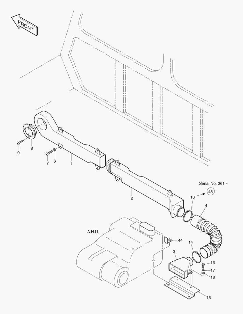 1442 AIR FLOW ASS`Y(1) [9~]