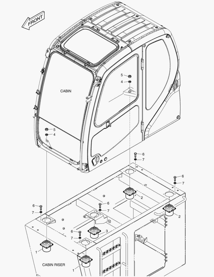 УСТАНОВКА КАБИНЫ