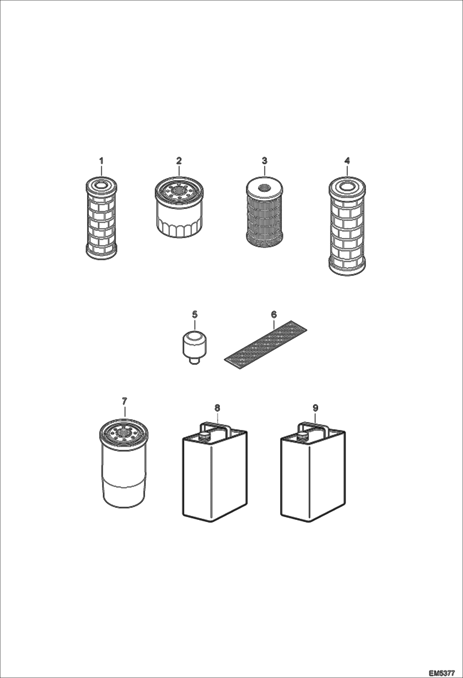 ПУНКТЫ ТЕХНИЧЕСКОГО ОБСЛУЖИВАНИЯ (КАЖДЫЕ 500 ЧАСОВ)