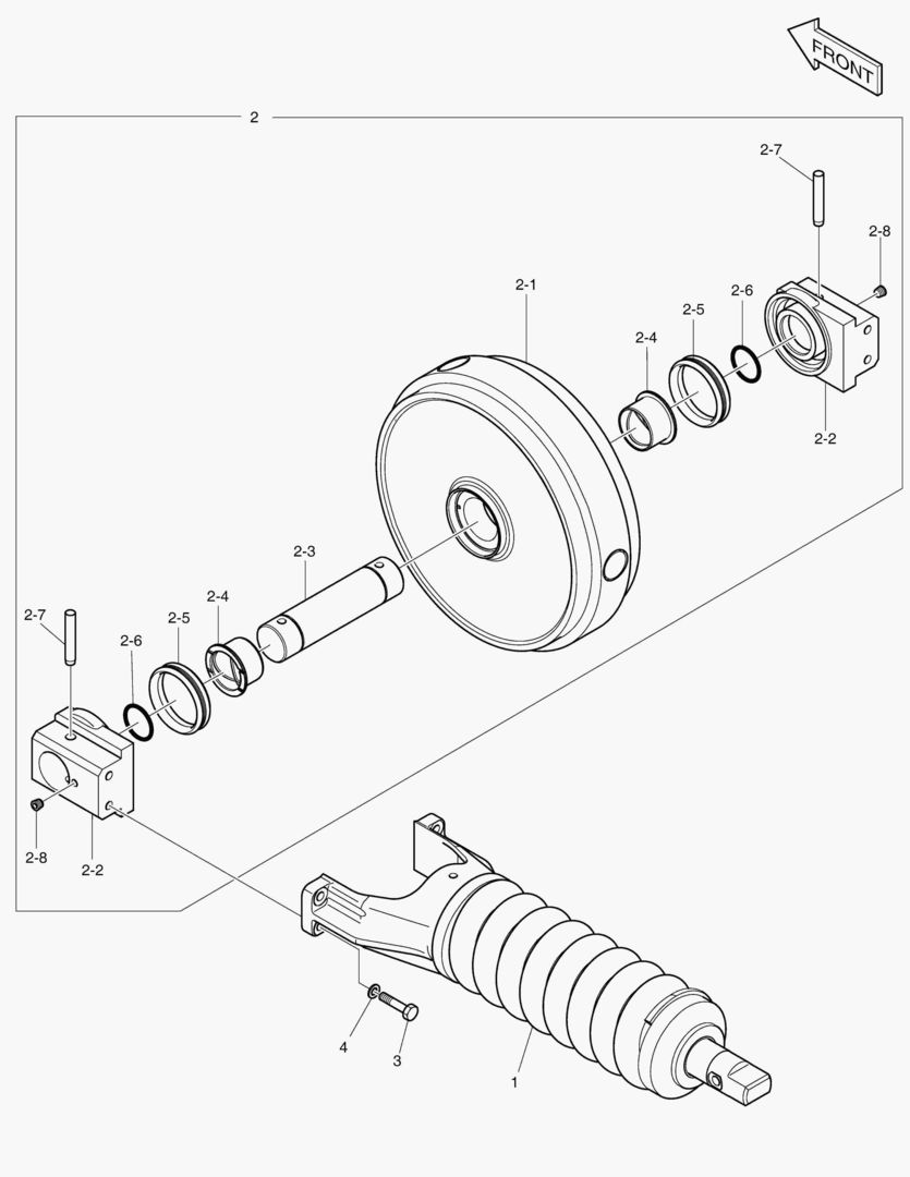 2210 IDLER(DX160LC-3)