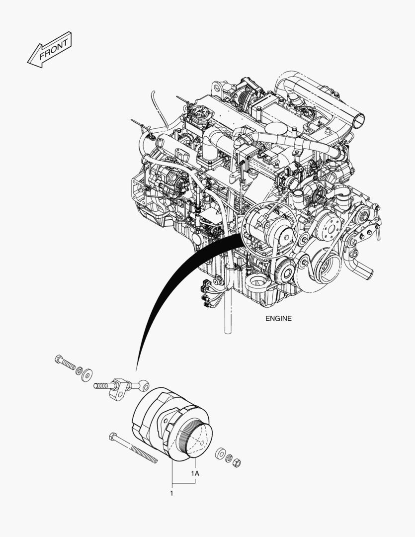 Спецтехника 6440 ALTERNATOR - 80A [1001~1016] - главное фото