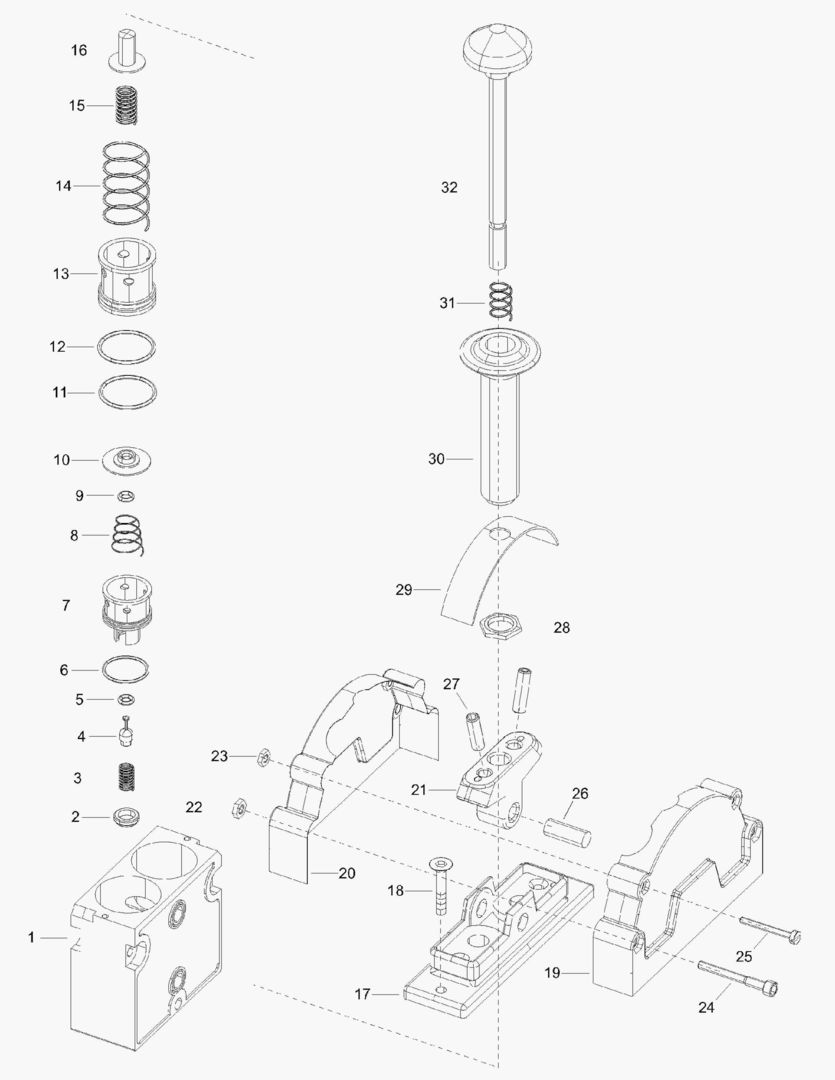 Схема G049-19 TILT SERVO VALVE