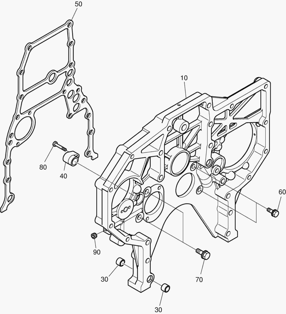 КАРТЕР РАСПРЕДЕЛИТЕЛЬНЫХ ШЕСТЕРЕН