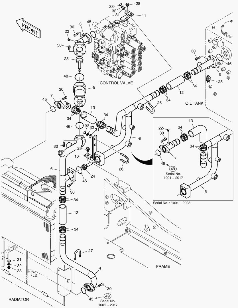 ТУБОПРОВОД МАСЛЯНОГО РАДИАТОРА(2)