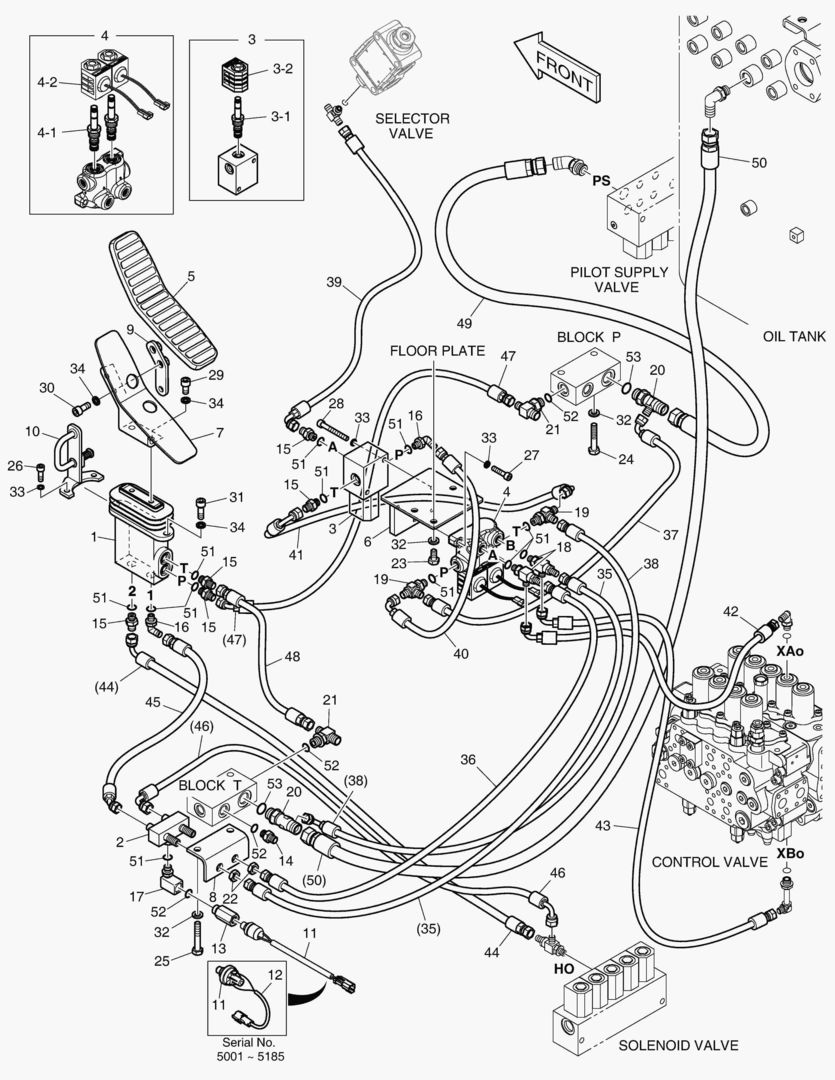 ТРУБОПРОВОД СЕРВОУПРАВЛЕНИЯ - 2 ПУТИ(2)
