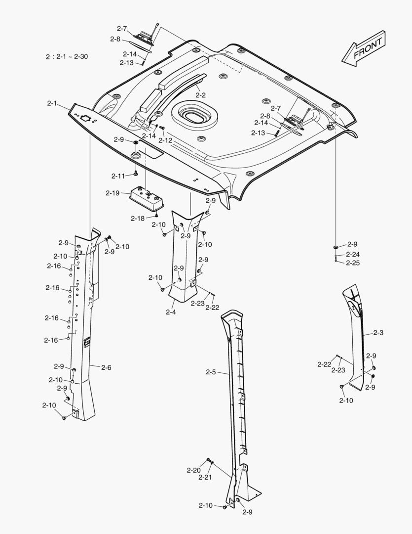 КАБИНА(3) - ВНУТРЕННИЕ ЛИСТЫ
