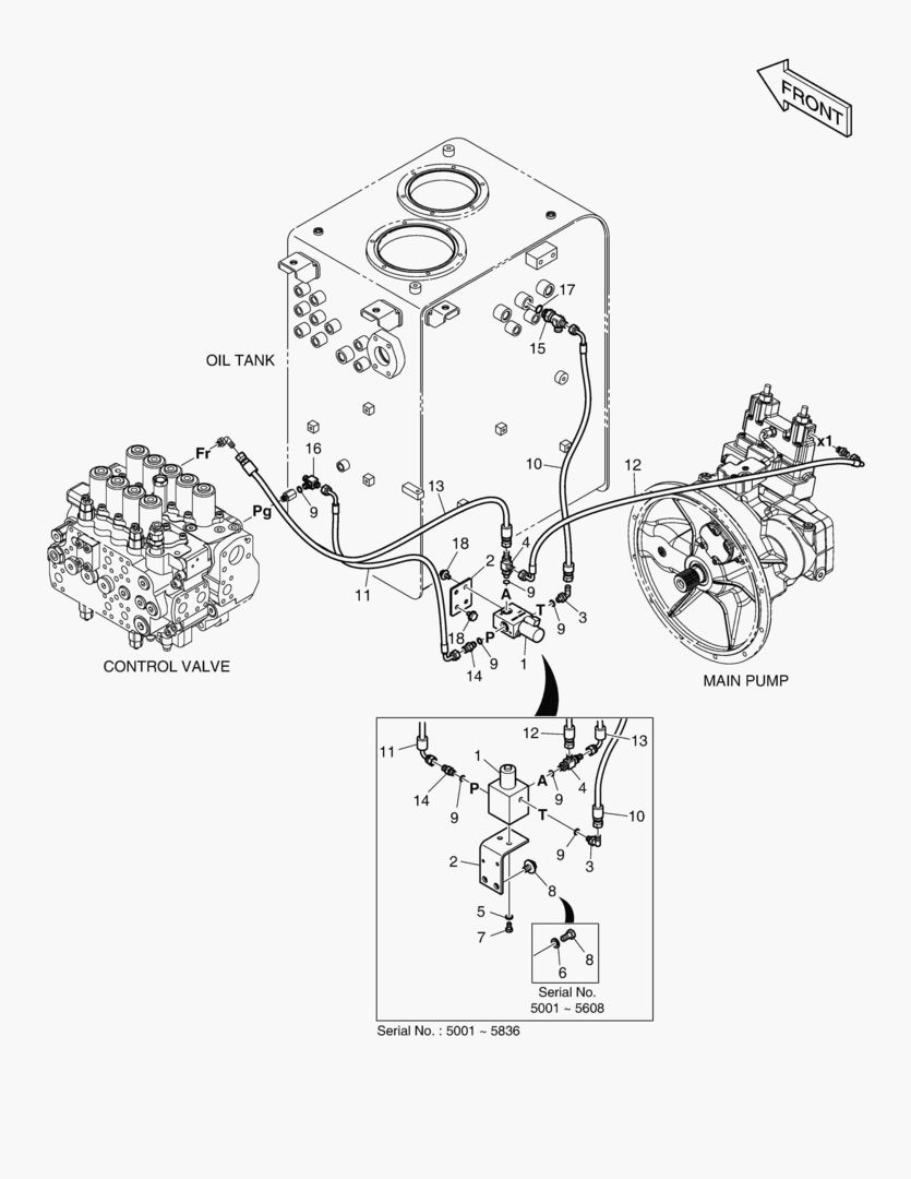 ТРУБОПРОВОД СЕРВОУПРАВЛЕНИЯ(9) - EPPR КЛАПАН