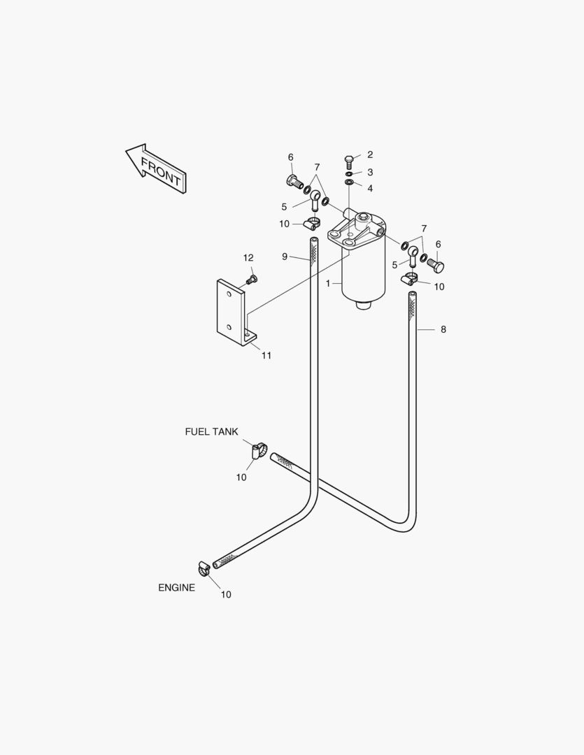 ФИЛЬТР ДЛЯ ДВУХКОМПОНЕНТНОГО ТОПЛИВА