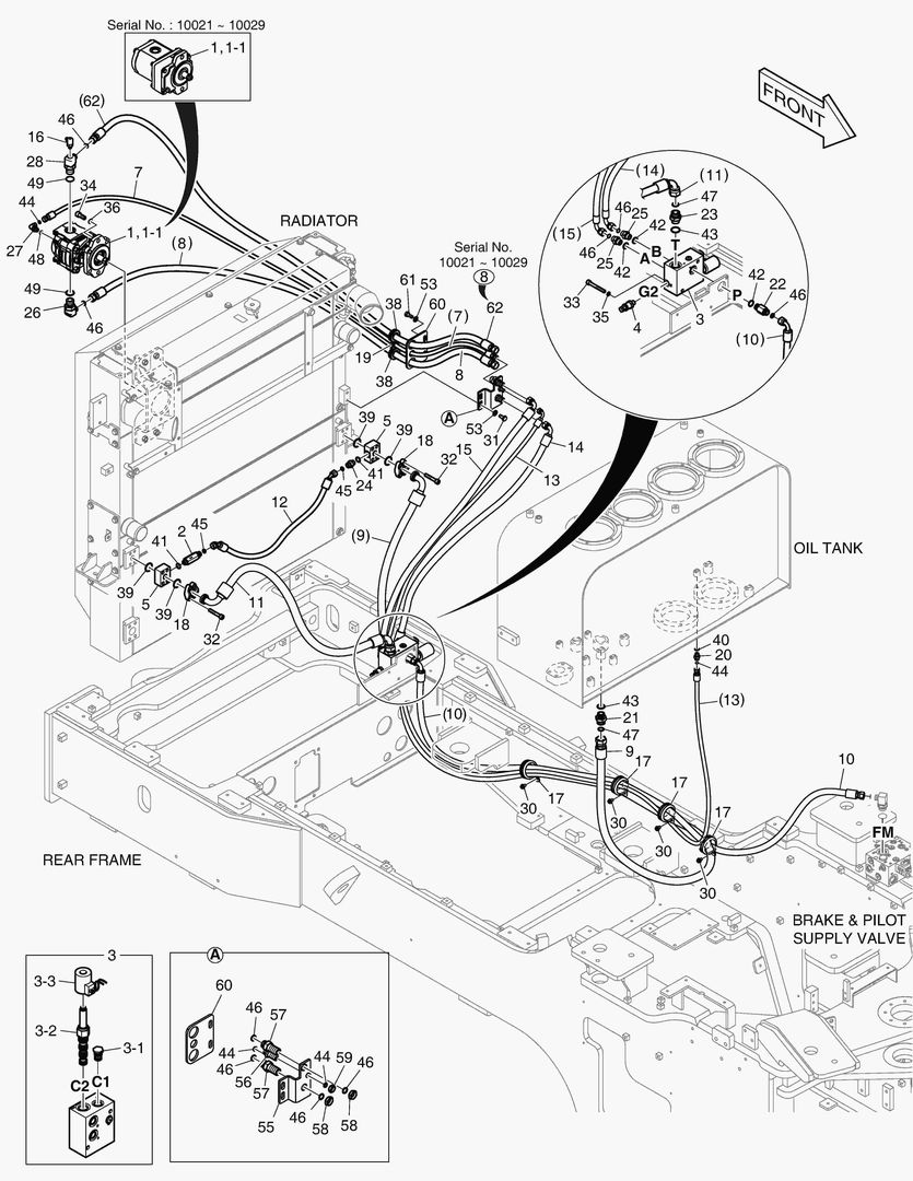 ТУБОПРОВОД МАСЛЯНОГО РАДИАТОРА (2)