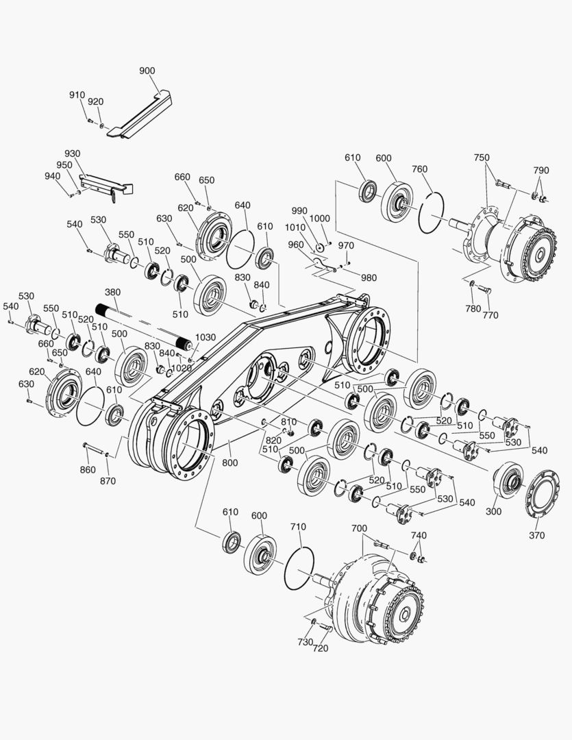 Спецтехника G090-30 TANDEM HOUSING ASSY