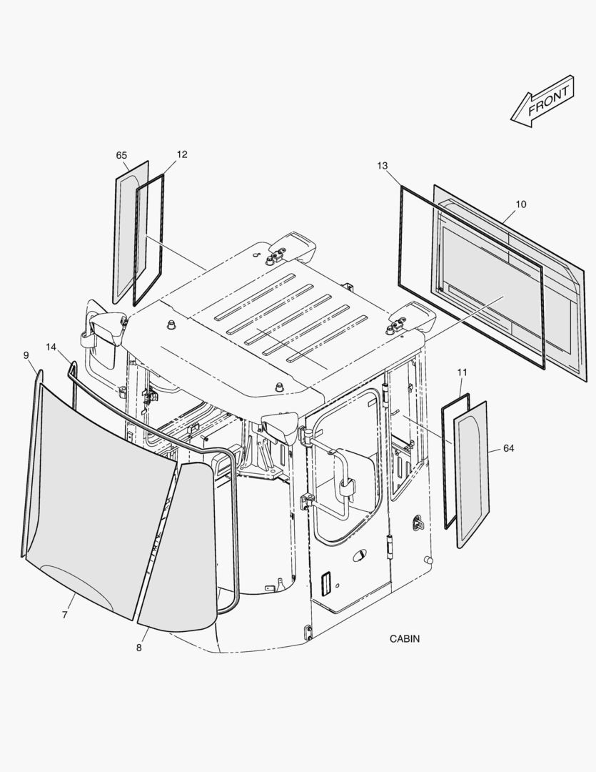 КАБИНА(5) - СТЕКЛО