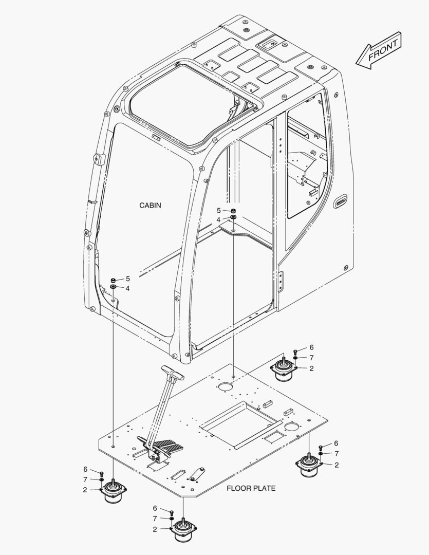 УСТАНОВКА КАБИНЫ