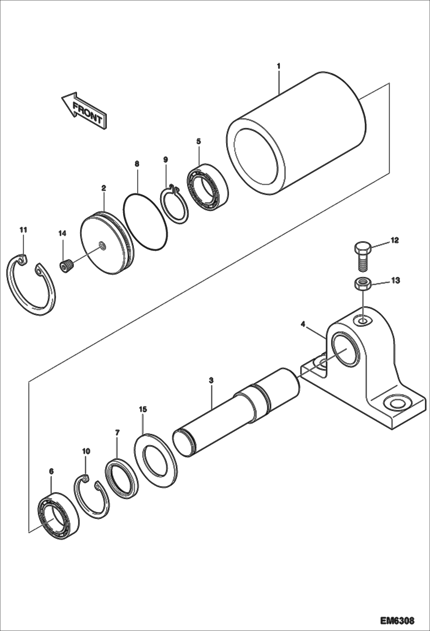 РОЛИК ГУСЕНИЦЫ (ВЕРХНИЙ)