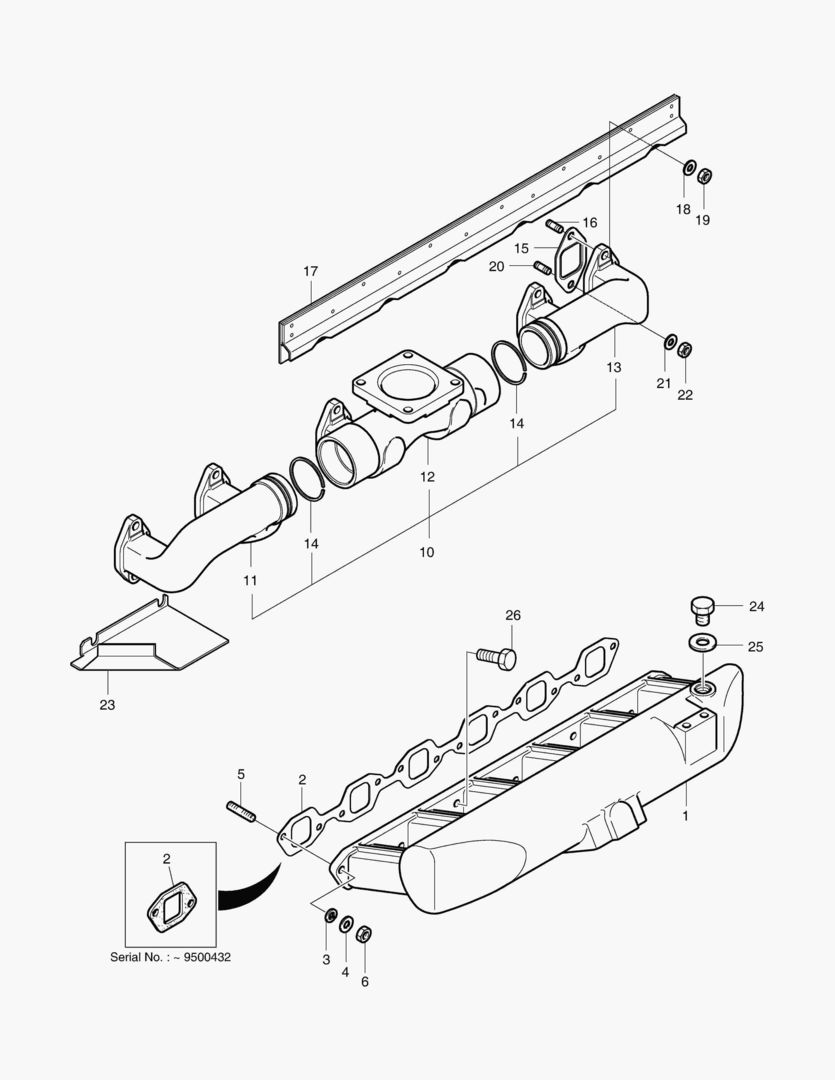 024 INTAKE. EXHAUST MANIFOLD