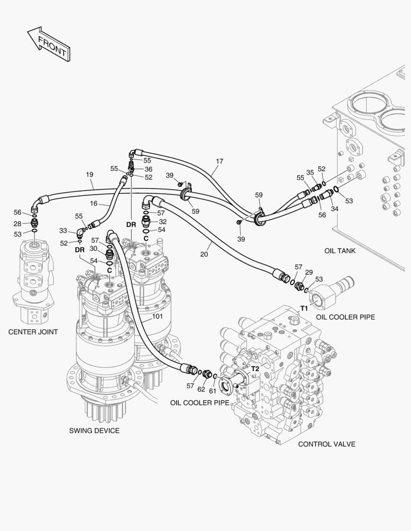 ТУБОПРОВОД МАСЛЯНОГО РАДИАТОРА(3)