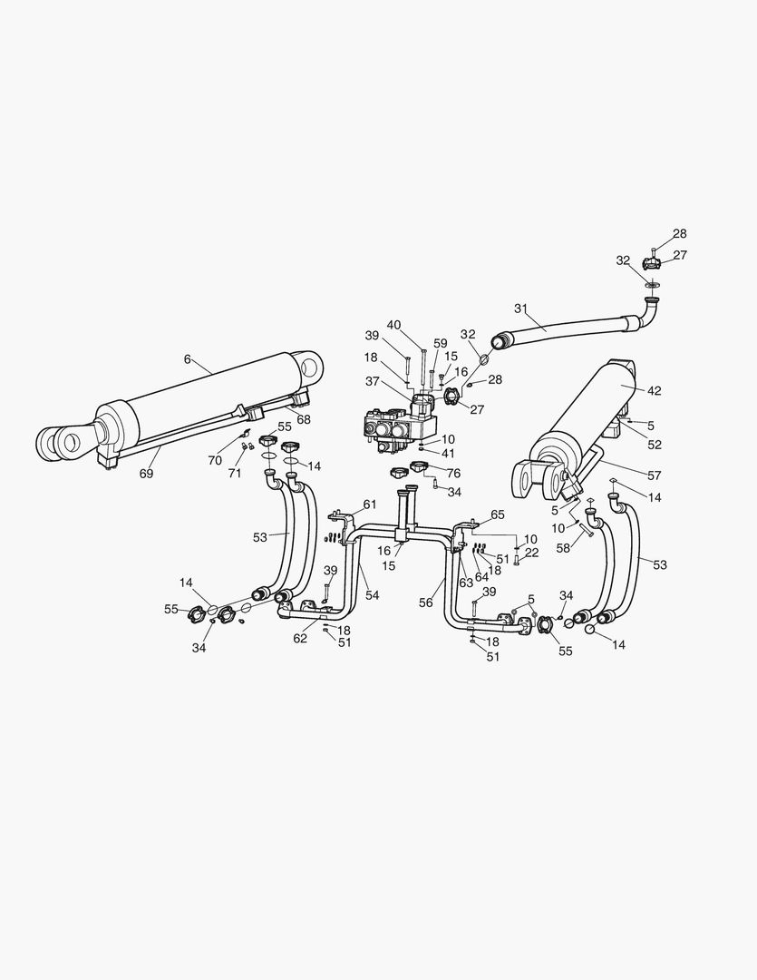 Спецтехника 5590 MAIN PIPING(3)-MECHANICAL LEVER&3SP [10328~] - главное фото