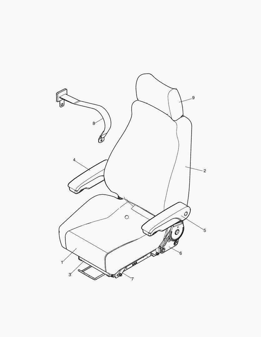1370 SUSPENSION SEAT