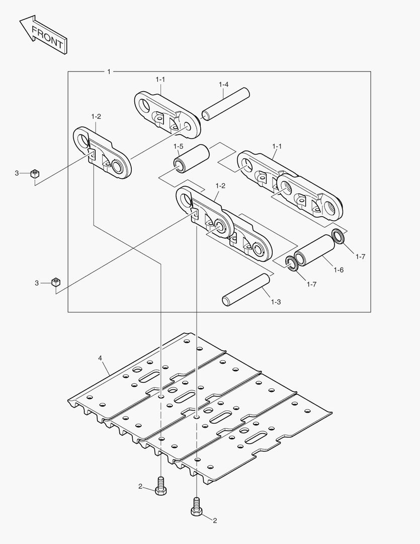БАШМАК ГУСЕНИЦЫ В СБОРЕ