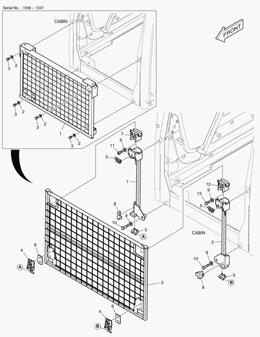 КАБИНА С НИЗКИМ ЗАЩИТНЫМ ОГРАЖДЕНИЯ