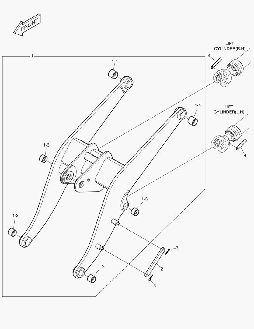 Спецтехника 5221 LOADER ARM - HOMOLOGATION [10185~]