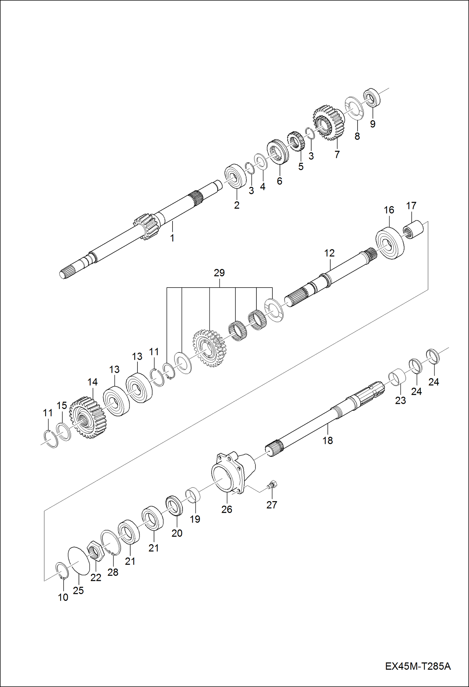 ВАЛ ОТБОРА МОЩНОСТИ В СБОРЕ