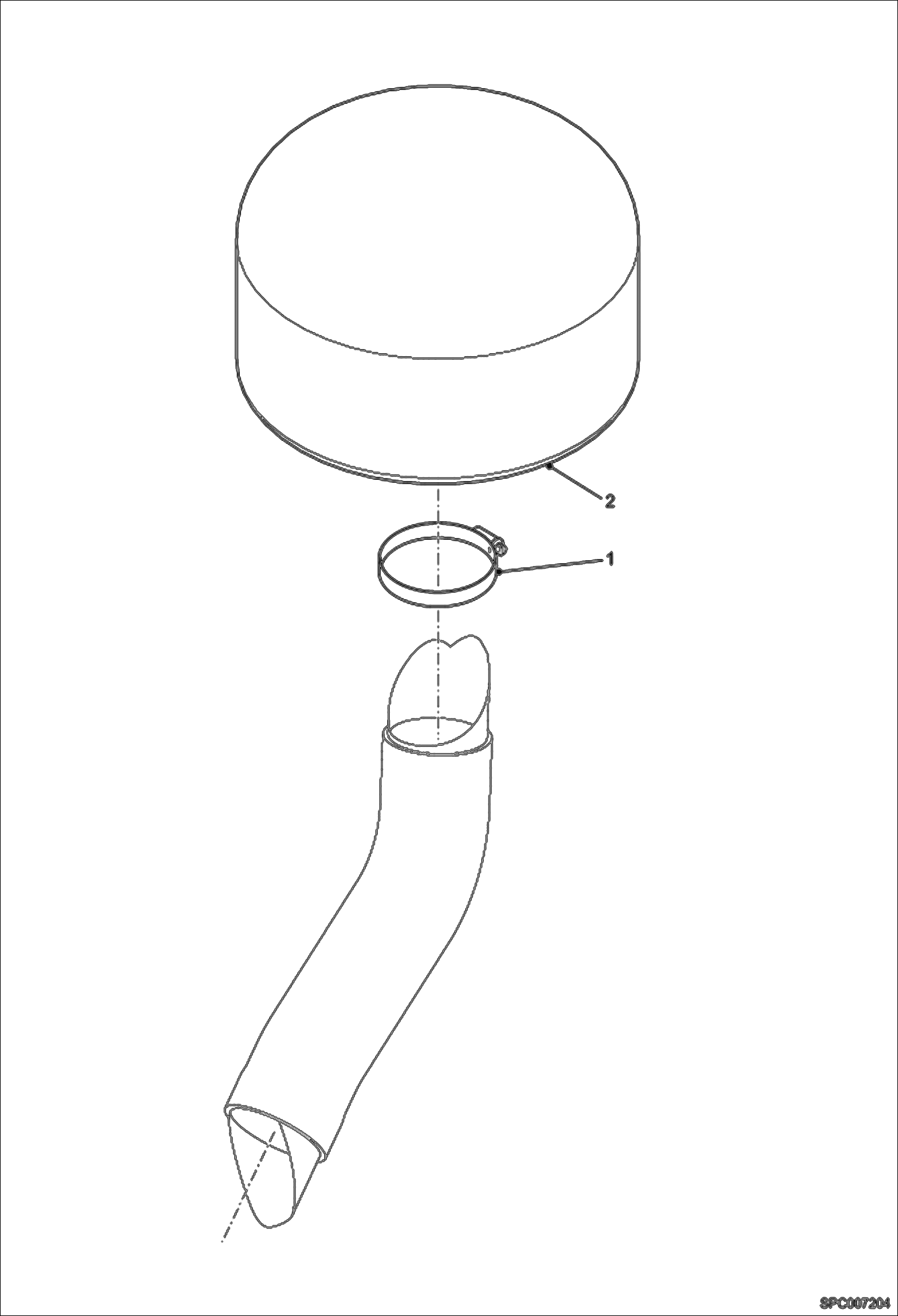 УСТРОЙСТВО ПРЕДВАРИТЕЛЬНОЙ ОЧИСТКИ ВОЗДУХА (ОПЦИЯ) 1