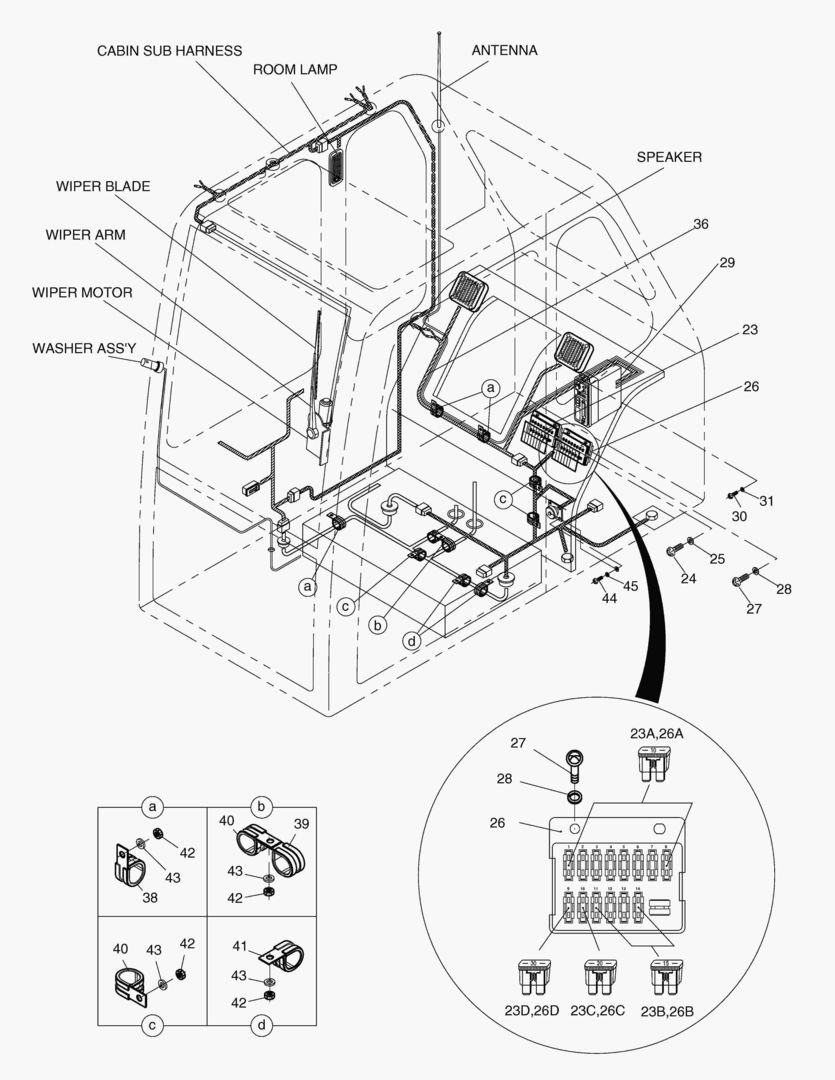 ЭЛЕКТРИЧЕСКИЕ ЗАПЧАСТИ(4)-КАБИНА