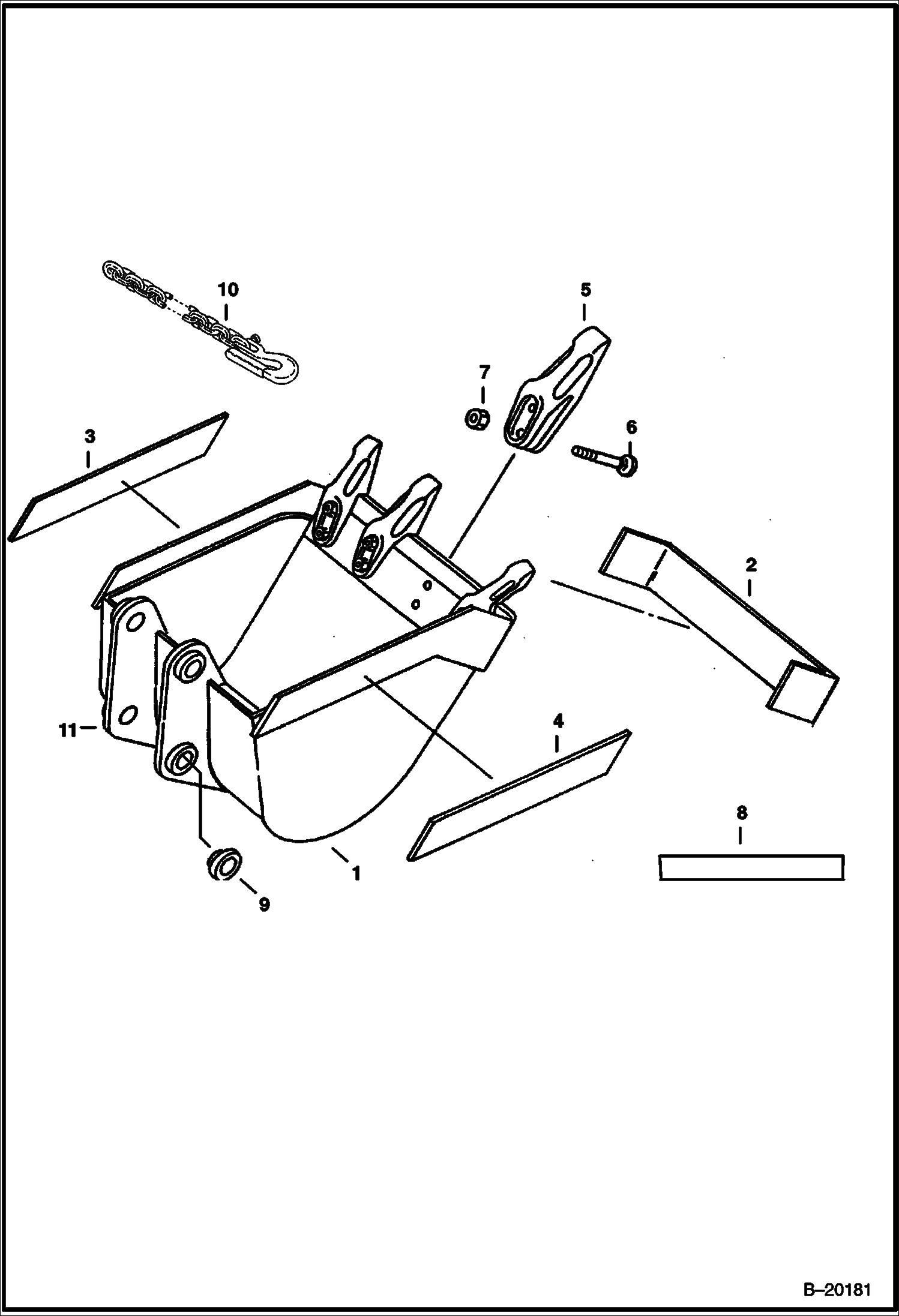 КОВШ (КРЕПЛЕНИЕ)(225,325,328) (NON CURRENT)