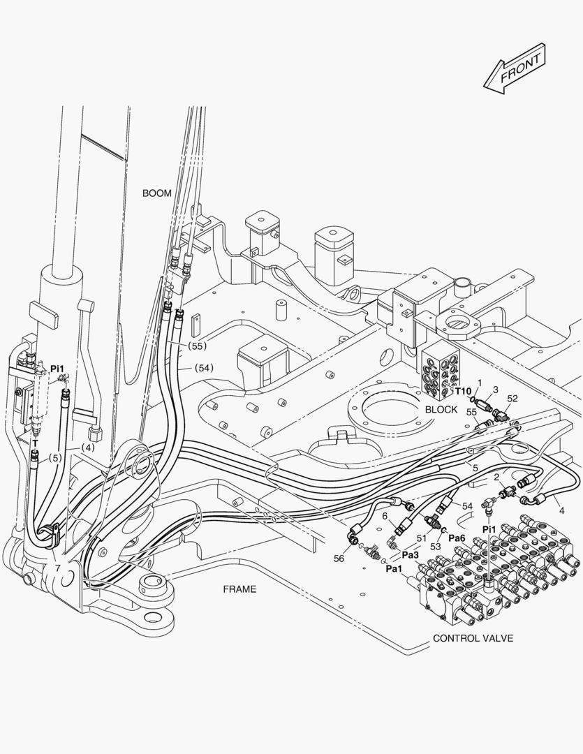 ТРУБОПРОВОД СЕРВОУПРАВЛЕНИЯ - ГИДРОЗАМОК